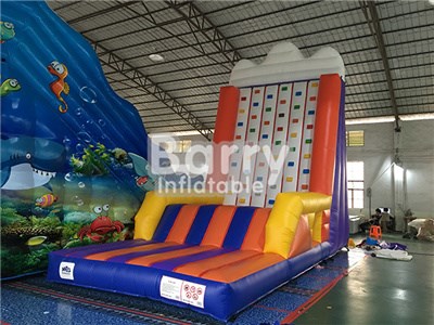 Guangzhou Factory Inflatable Sport Games Inflatable Rock Climbing Wall For Sale  BY-IG-055